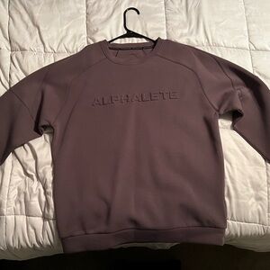 Dark Gray/Coal colored Alphalete crewneck - size L - brand new, never worn